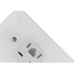 Conjunto Ilumi Stylus Branco Com Placa 1 Tomada Telefone Rj11 - 2565