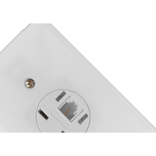 Conjunto Ilumi Stylus Branco Com Placa 1 Tomada Telefone Rj11 - 2565