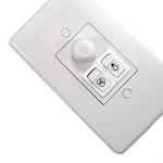 Controle Para Ventilador Ilumi Stylus Lampada/Inversor De Rotacao Branco Bivolt