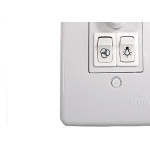 Controle Para Ventilador Ilumi Stylus Lampada/Inversor De Rotacao Branco Bivolt