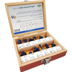 Fresa Para Tupia Brasfort Com 12 Pecas - 7894