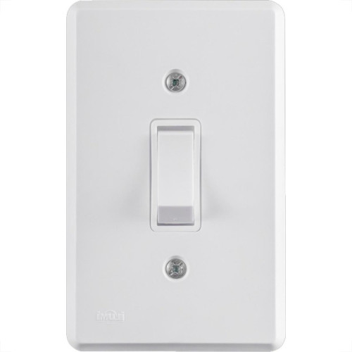 Conjunto Ilumi Pratika Com Placa 1 Simples - 1917