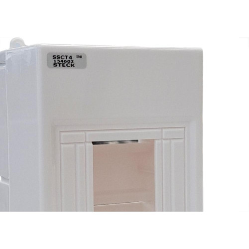 Centrinho Steck Pvc Sobrepor Branco Para 4 Disjuntores Din - Ssct4