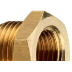 Bucha De Reducao Latao Amarelo Unifix 3/4''X1/2'' - Kit C/6 Pecas