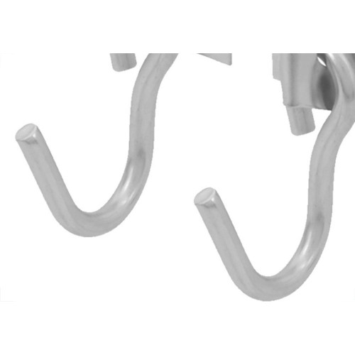 Gancho Para Rede Parafusar Alianca 1371 Zi - Zincado (Caixa Com 10 Pares) - Kit C/10 Pares