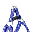 Peitoral Para Caes Sanremo Poliester Pequeno Azul