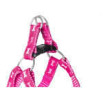 Peitoral Para Caes Sanremo Poliester Medio Rosa