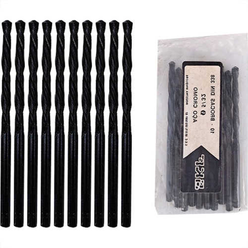 Broca Aco Cromo Madeira Dormer 5/32'' - Kit C/10 Pecas