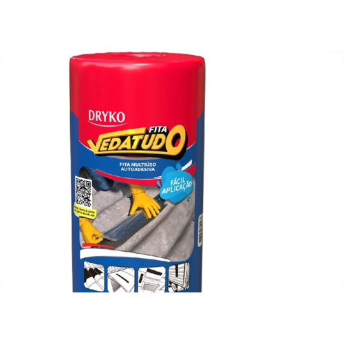 Fita Multiuso Dryko Vedatudo Aluminio 45Cm X 10M