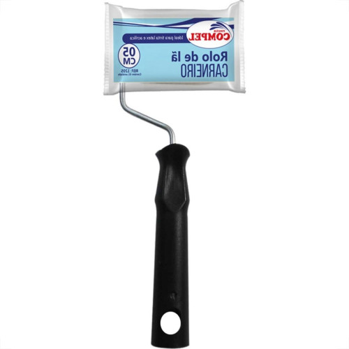 Rolo La Compel 5Cm Carneiro 1205 - Kit C/12 Pecas