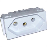 Modulo Tramontina Aria 1 Tomada Branco 2P+T. 10A. 57217/030