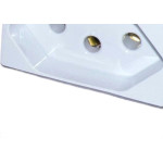 Modulo Tramontina Aria 1 Tomada Branco 2P+T. 10A. 57217/030