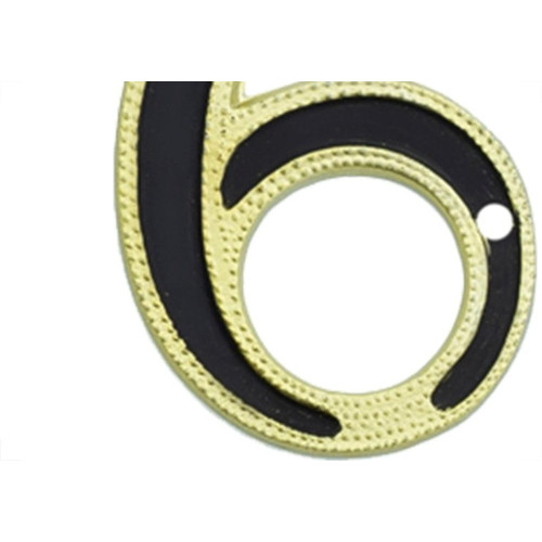 Numero Residencial Colonial Luxo Metal Thompson No.6