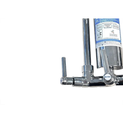 Torneira Bica Movel Filtro Abs Parede Metrox Gourmet Flex - C-72 - Cromada - 1/4 Volta
