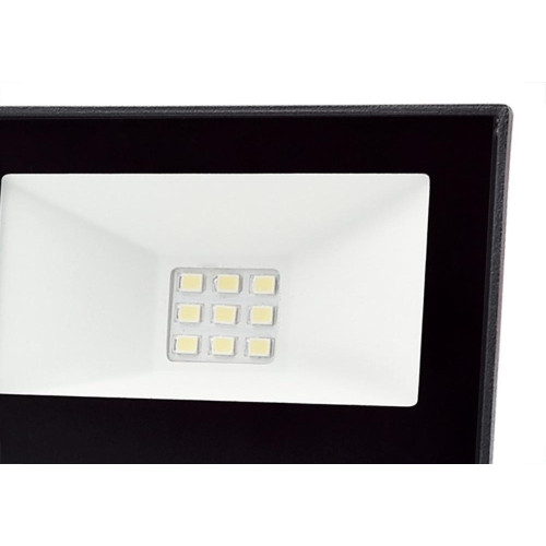 Refletor De Led Avant Slim 10W. 6500K. 750Lm Ip65 Preto Bivolt