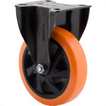 Rodizio Colson Base Fixa 4'' Laranja - Flpb414