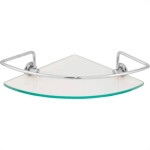 Porta Shampoo Vidro Hidrolar Com Haste 20X20Cm De Canto