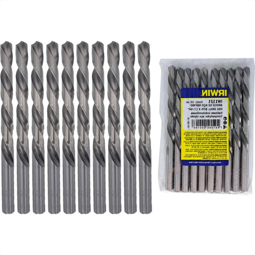 Broca Aco Rapido Irwin (N ) 17/64'' - Kit C/10 Pecas