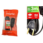 Extensao Daneva Sort 2 Polos Paralela 0,75Mm Preta - 3M - 1655