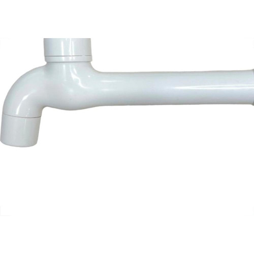Torneira Tanque Abs Herc Bahamas 15Cm Com Arejador Branca