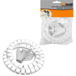 Organizador De Fios Bestfer Com Aplicador 20X2,0M Branco