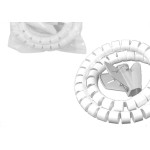 Organizador De Fios Bestfer Com Aplicador 20X2,0M Branco