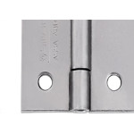 Dobradica Silvana 850 Ferro Zincado Cartela 3 Pecas Com Parafuso 1.1/2''