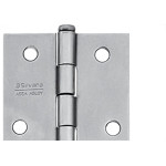 Dobradica Silvana 850 Ferro Zincado Cartela 3 Pecas Com Parafuso   3.1/2''