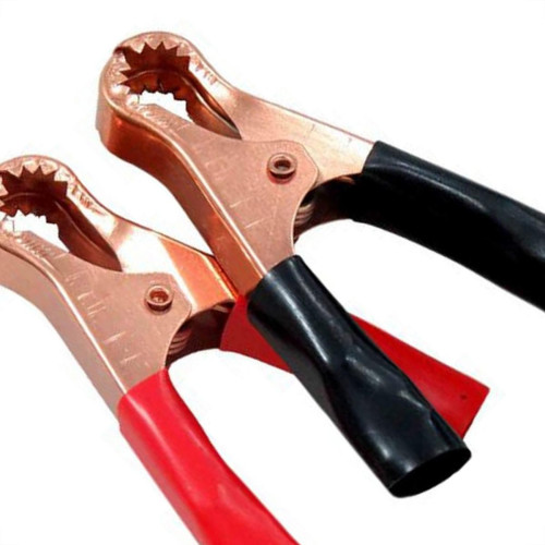 Garra Bateria Com Espaguete 30A. 1 Par Vermelha+Preta