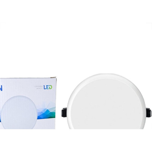 Plafon Led Embutir Elgin Infinity Redondo 10W. 6500K.
