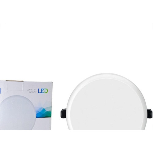 Plafon Led Embutir Elgin Infinity Redondo 15W. 6500K.