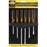 Chave Fenda/Phillips Eda Jogo Com 6 Pecas Com Suporte - 7Pz