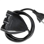 Extensao Interneed Paralela 2 Polos Axial 10A. Preta - 5M