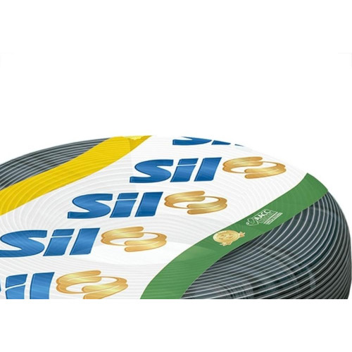 Cabinho Flexivel Sil 6,0Mm Preto Com 25M