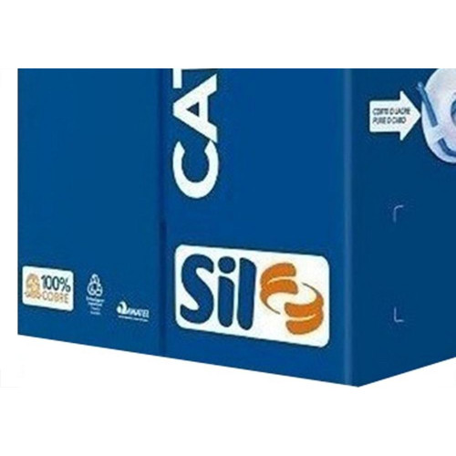 Cabo De Rede/Informatica Sil 4 Pares Cat5E Com 305M