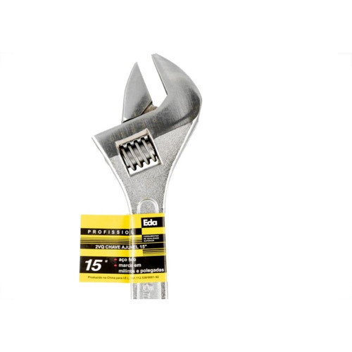 Chave Inglesa Ajustavel Eda Profissional - 15'' - 2Vq
