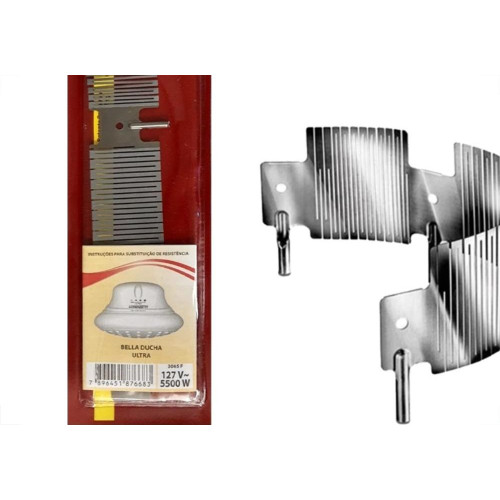 Resistencia Lorenzetti Bella Ducha Ultra 4 Temperaturas 5.500Wx127V.