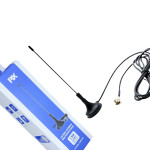 Antena Interna Pix Digital Mini Base Magnetica Com Cabo 1,5M