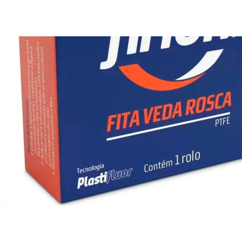 Veda Rosca Firlon 12X10M Caixa Com 60 Pecas - Kit C/60 Pecas
