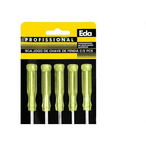 Chave Fenda/Phillips Eda Jogo Com 5 Pecas Mini - 9Ca