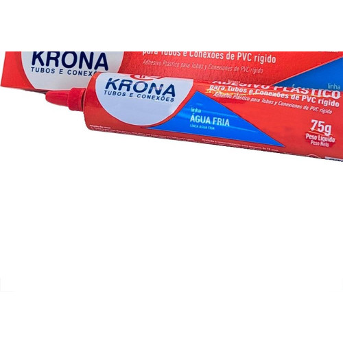 Cola Para Tubos E Conexoes Pvc Krona 75Gr. - Kit C/30 Pecas
