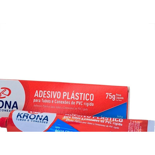 Cola Para Tubos E Conexoes Pvc Krona 75Gr. - Kit C/30 Pecas