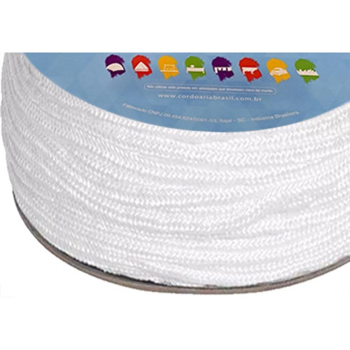 Corda Eco Trancada Arteplas 5Mm Branca 133M