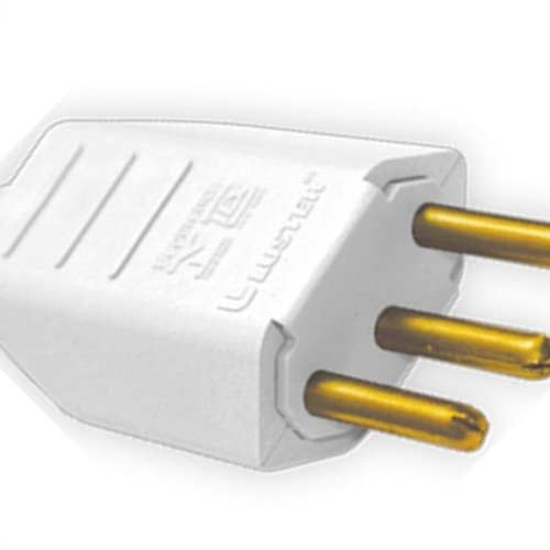Pino Macho Luster Blister 2Polos+Terra 10A. Branco 10641