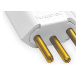 Pino Macho Luster Blister 2Polos+Terra 10A. Branco 10641