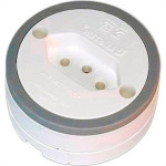 Tomada Externa Blister Luster 2 Polos+Terra 10A. Grande Branca