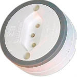 Tomada Externa Blister Luster 2 Polos+Terra 10A. Grande Branca