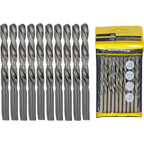 Broca Aco Rapido Eda 6,0Mm - 0By - Kit C/10 Pecas
