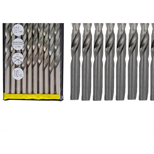 Broca Aco Rapido Eda 6,5Mm - 0Bz - Kit C/10 Pecas