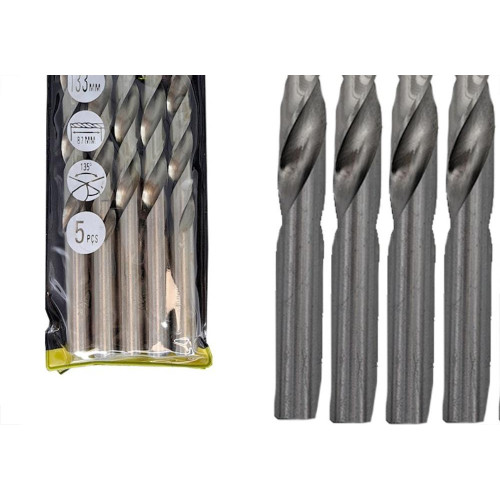 Broca Aco Rapido Eda 10,5Mm - 0Ch - Kit C/5 Pecas